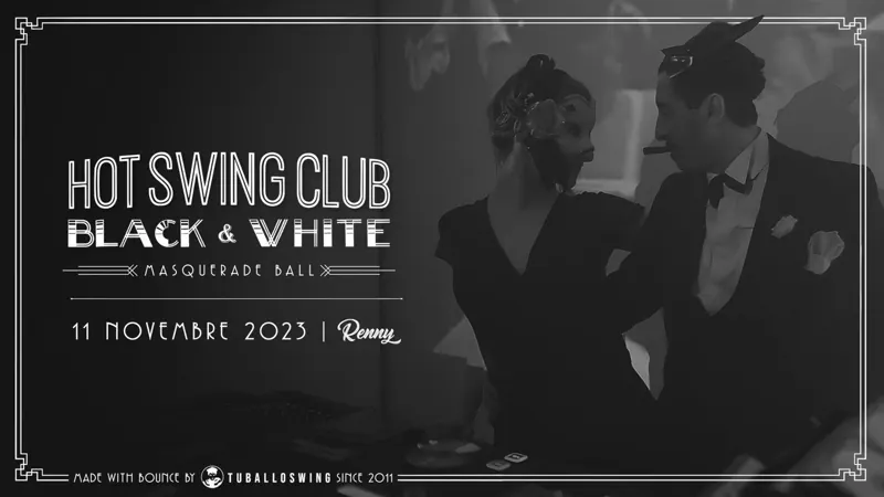 Locandina del Black and White Masquerade Ball, novembre 2023